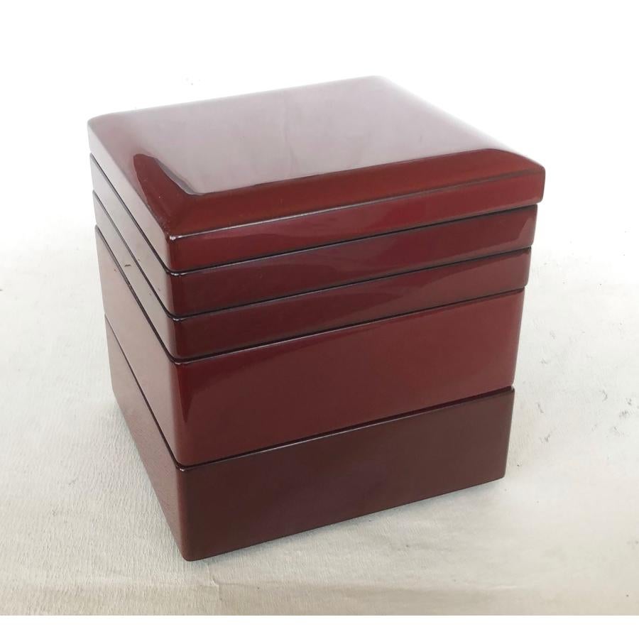 木製重箱 27センチ 二段重線古代朱 【公式通販】