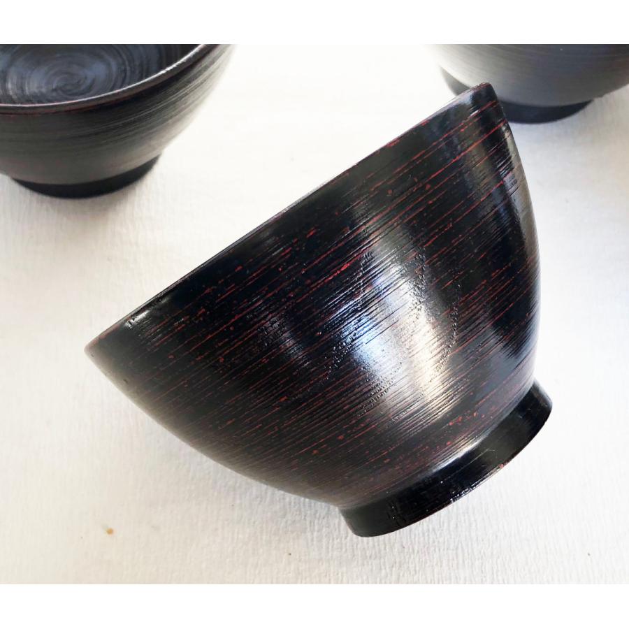 【スーパーセール】 吸物椀 汁椀 漆器 おせち 雑煮椀 在庫整理 5客 刷毛目曙黒 食器
